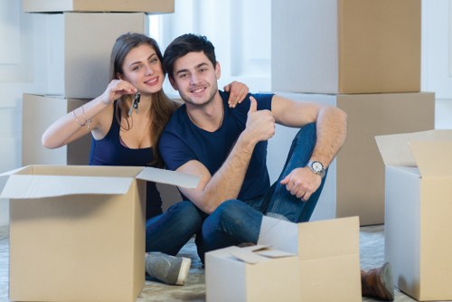 Movers helping with a residential move in Denmarkhill