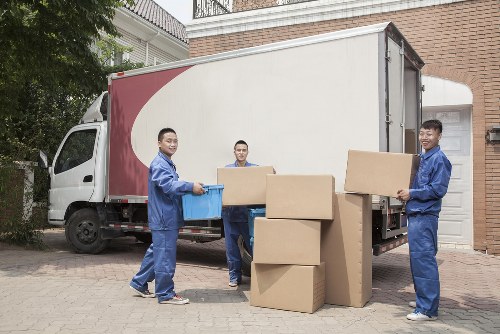 Local removals van ready for a home move in Denmarkhill