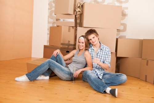 Local van service helping with a residential move near Denmarkhill