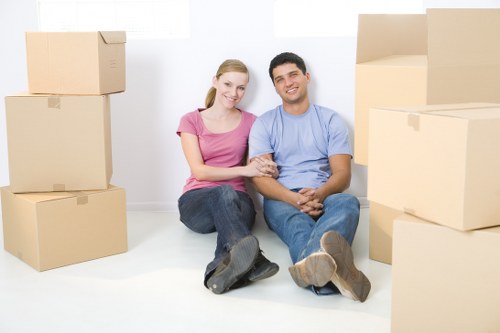 Checklist and packed moving boxes ready for a local move