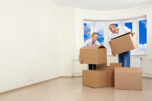 Local man and van service handling items carefully