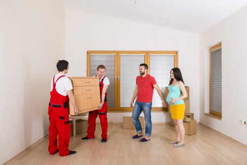 Furniture removal vehicle serving Denmarkhill and nearby areas