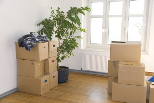 Careful furniture loading for a man with a van service