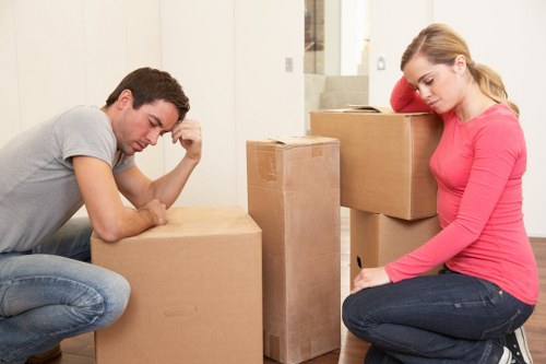 Professionals completing a secure and insured removal job