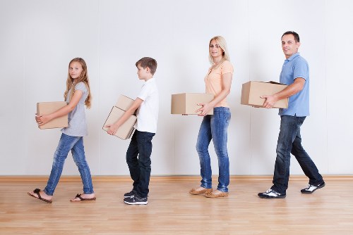 Preparation checklist and packing materials for a Denmarkhill move